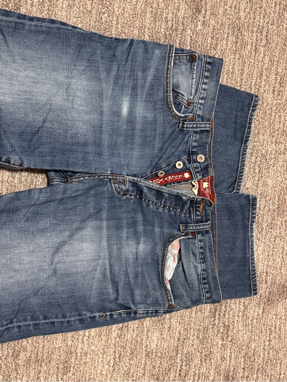 Lucky Brand Men's Faded Blue Relaxed Jeans